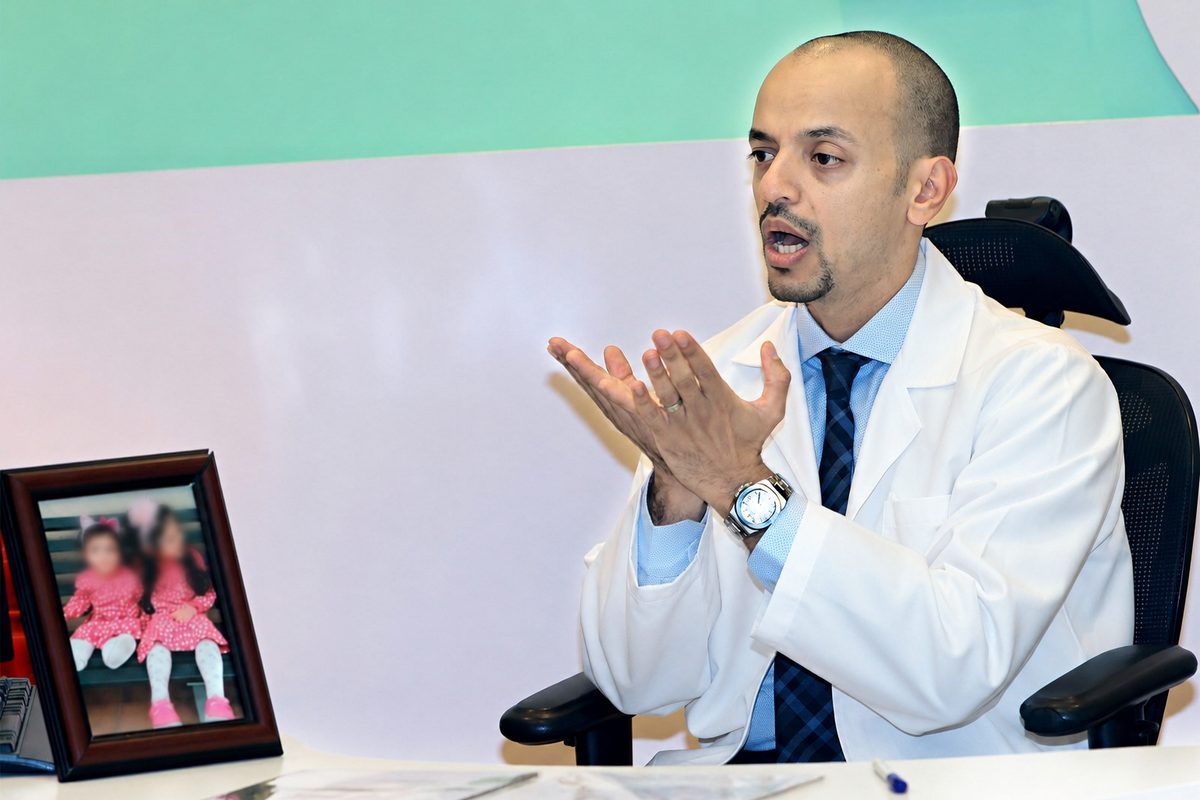 د. عبدالعزيز الراشد في لقاء طبي